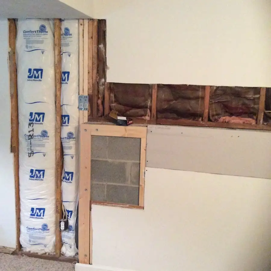 Wall insulation replacement during Contents Cleaning & Restoration in Alamogordo
